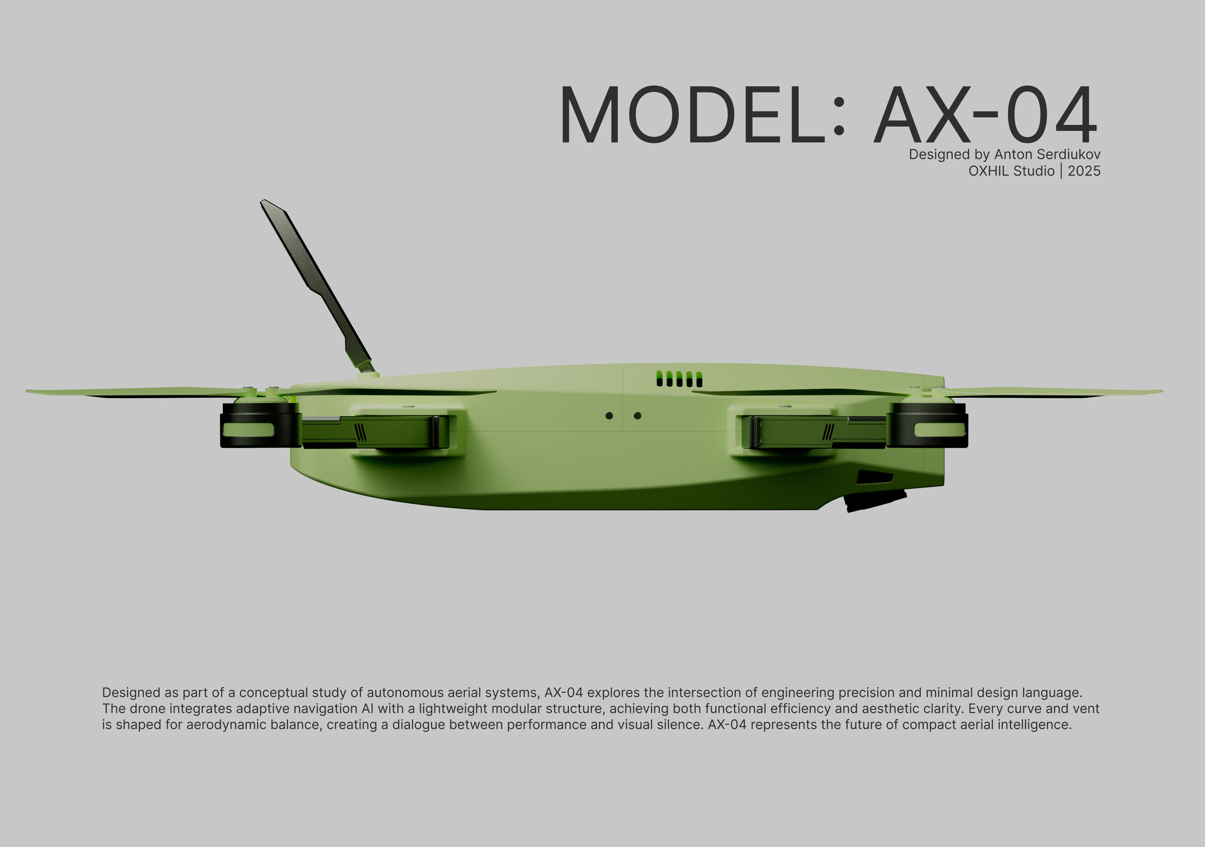 AX–04 — side view and concept overview